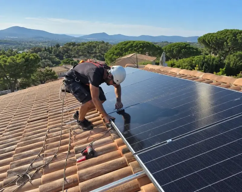 Installateur panneaux solaires Douchapt — pose photovoltaïque sur toiture