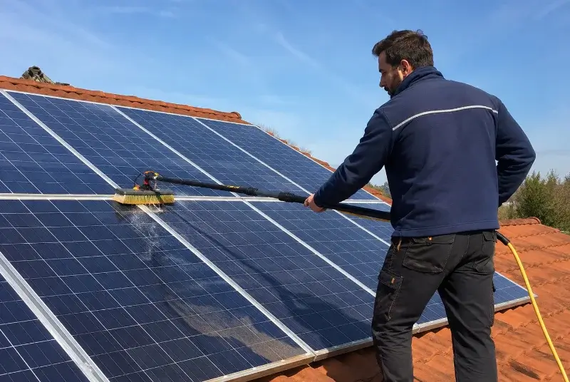 Nettoyage et entretien de panneaux solaires à Douchapt