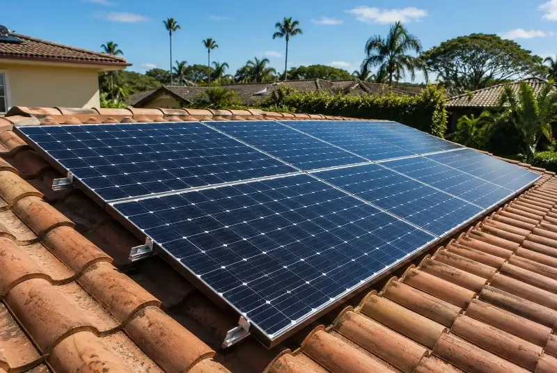 Installation de panneaux solaires à Douchapt